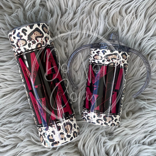 Leopard Mama & Mini set