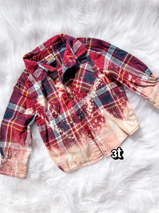 Distressed Flannel 3t