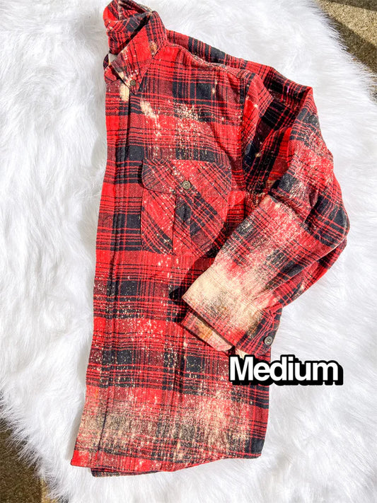 Distressed Flannel Medium